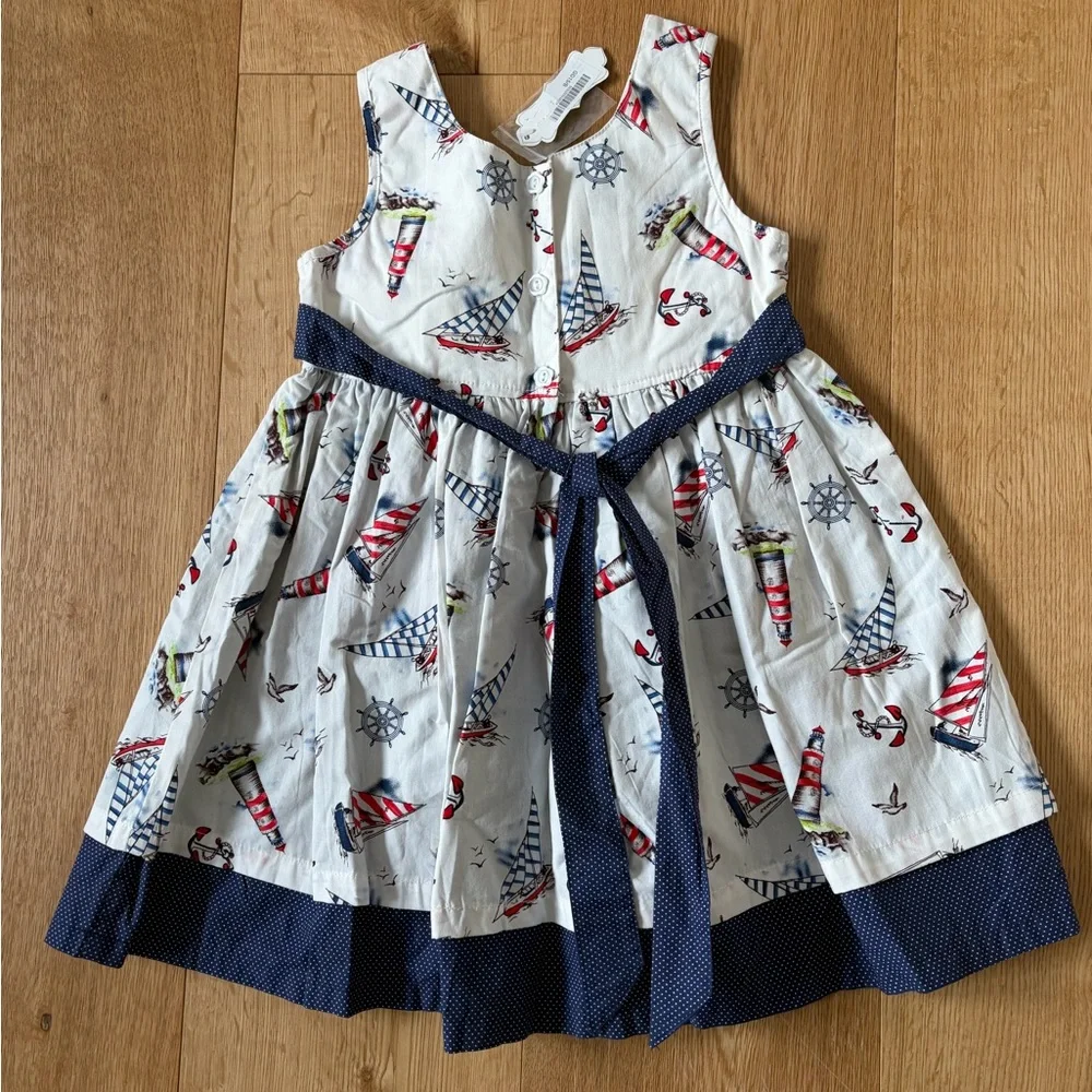 Powell Craft sailor dress 2-3T NWT - Picture 3 of 5